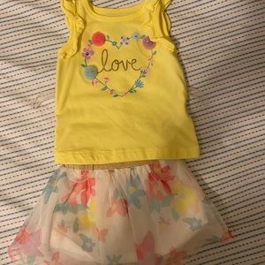 Baby girls summer time set 6months (never worn)